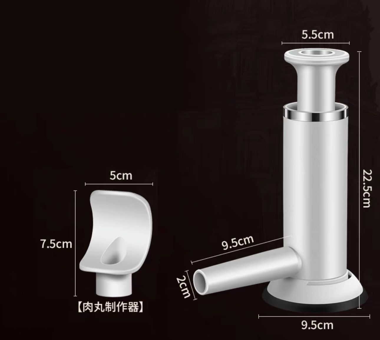 Miniatura 2 de MAQUINA PARA EMBUTIDOS + PINZA